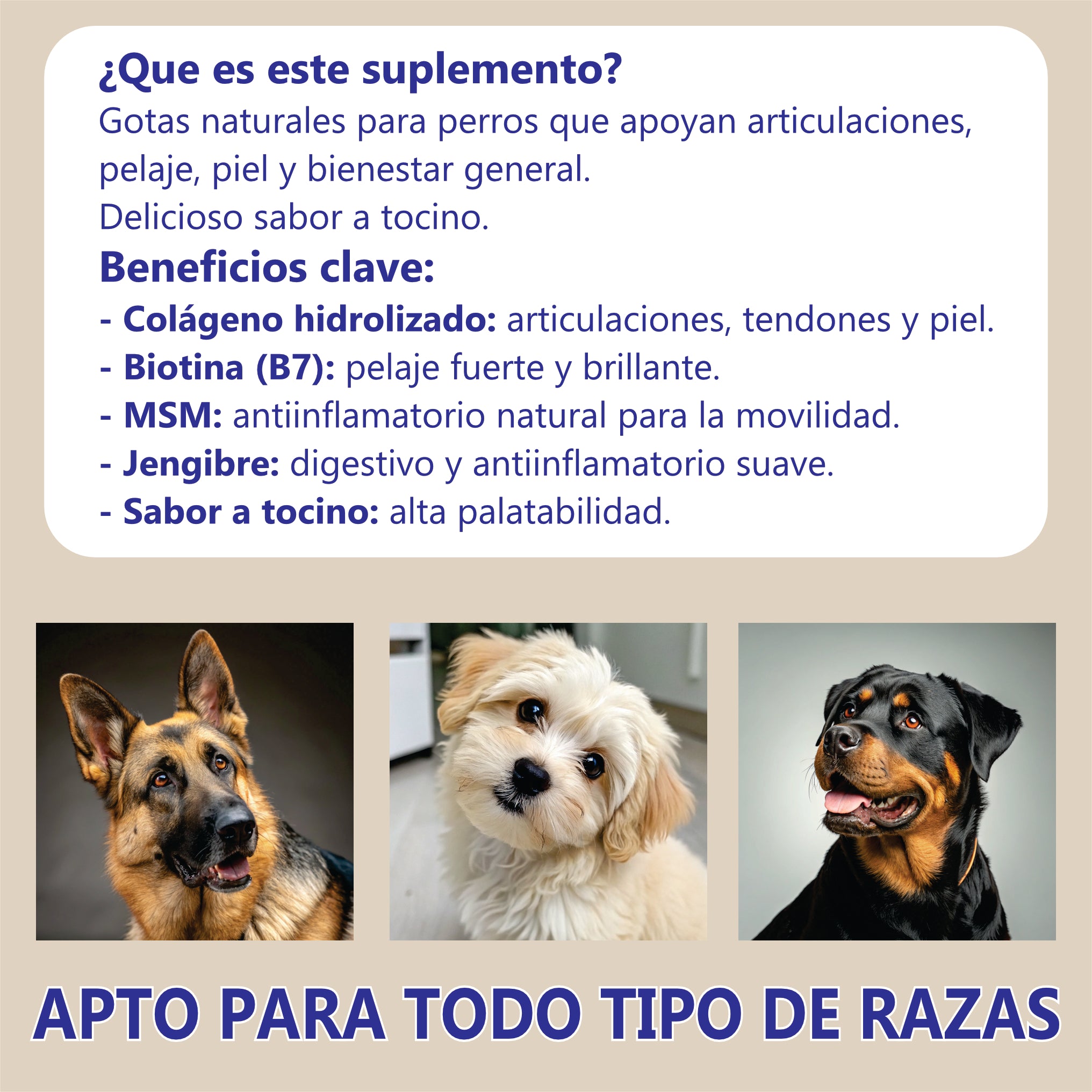 Suplemento Colágeno Perros
