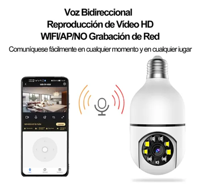 CAMARA BOMBILLO ROBOTICA