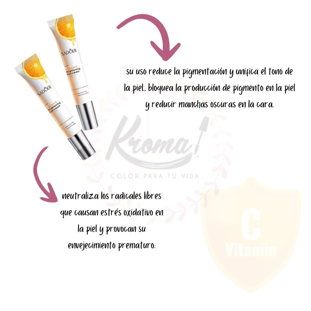 Contorno de ojos antiedad Ojeras Vit C
