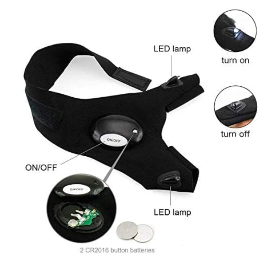 Guante Luz Led Camping Carro Pesca