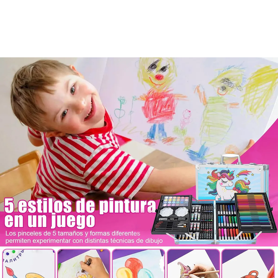 145PCS JUEGO DE PINTURAS